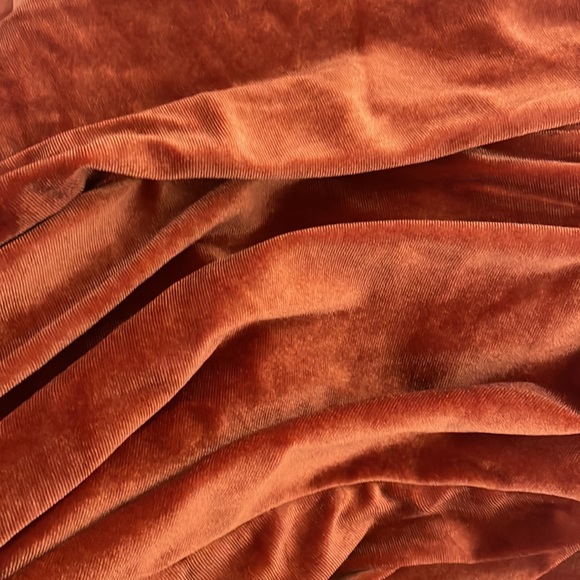 Draped Backless Velvet Dress - Picture 4 of 4